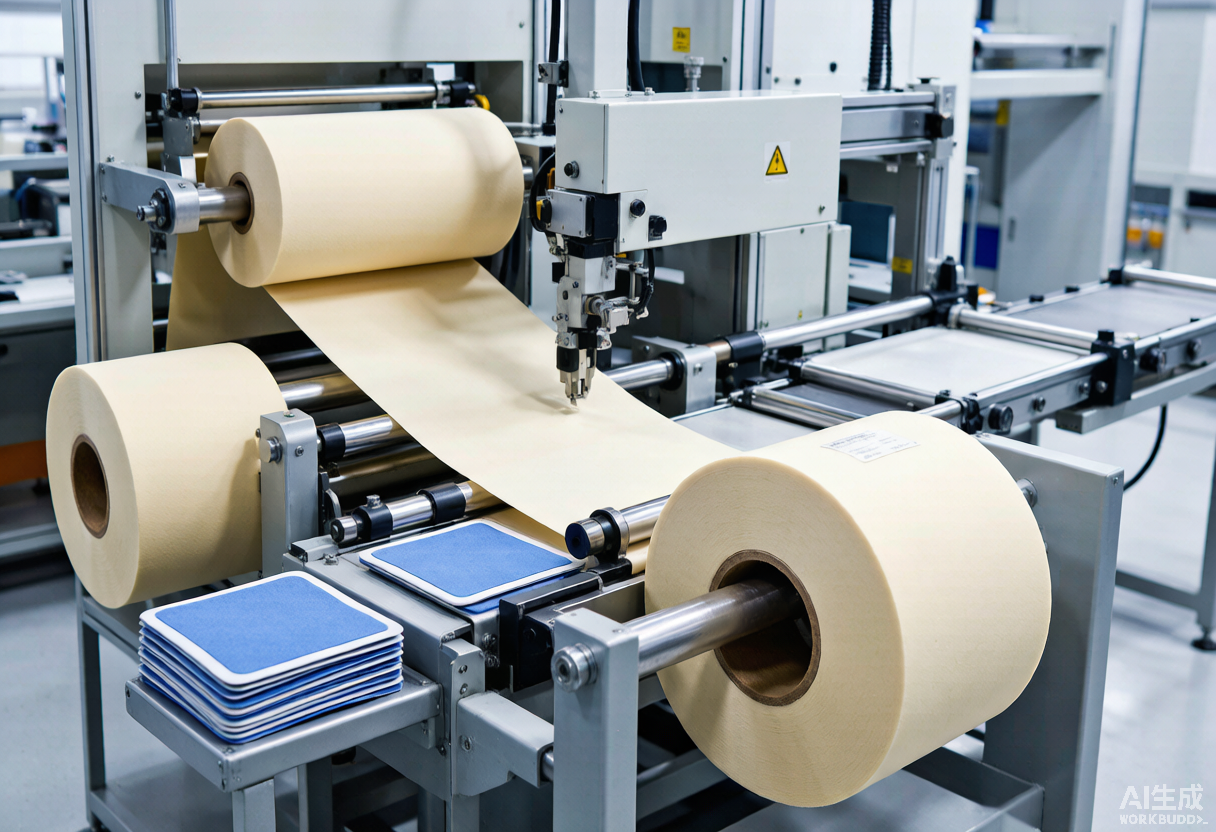 Grounding pad production line
